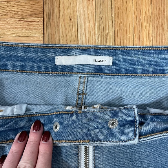 Klique B Denim Skirt - Picture 2 of 3